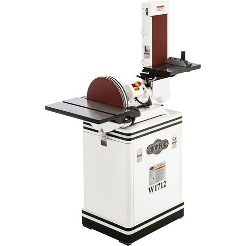 Shop Fox W1712 6x48 Belt / 12 in Disc Sander w/ Stand (New in Box) eBay